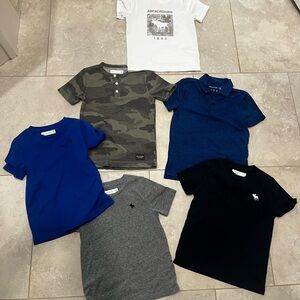 Abercrombie Kids Short Sleeve Tees - White, Camo, Blue, Gray, Navy